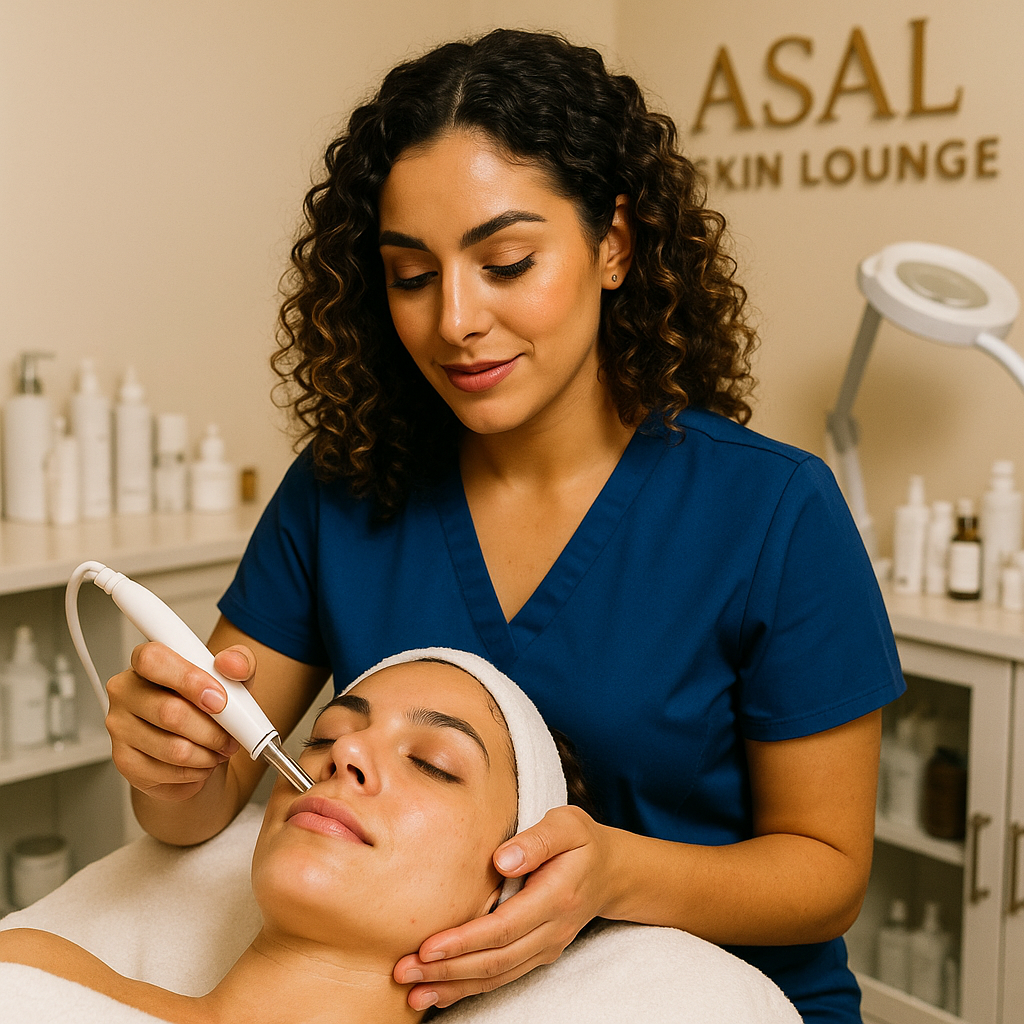 Deep pore cleansing facial at Asal Skin Lounge, Woodland Hills