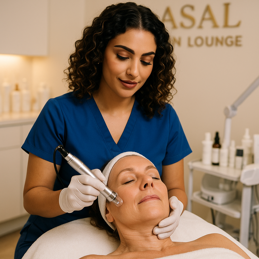 Customized facial care for glowing skin at Asal Skin Lounge