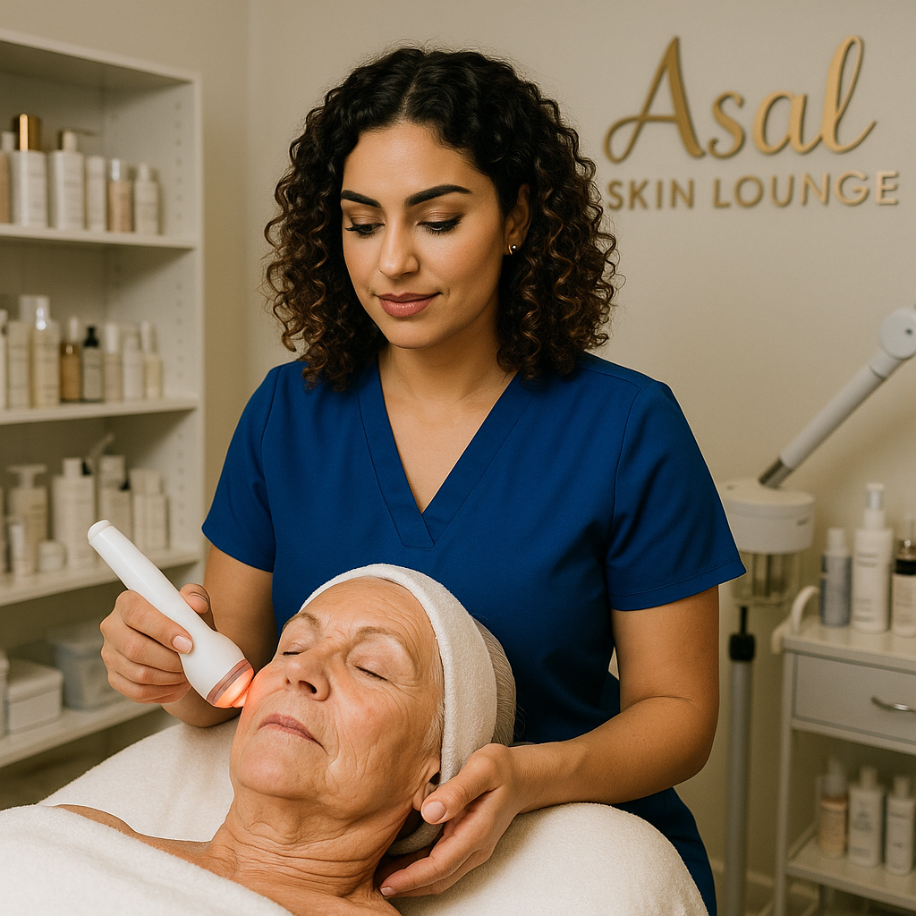 Luxurious hydrating facial treatment at Asal Skin Lounge in Woodland Hills