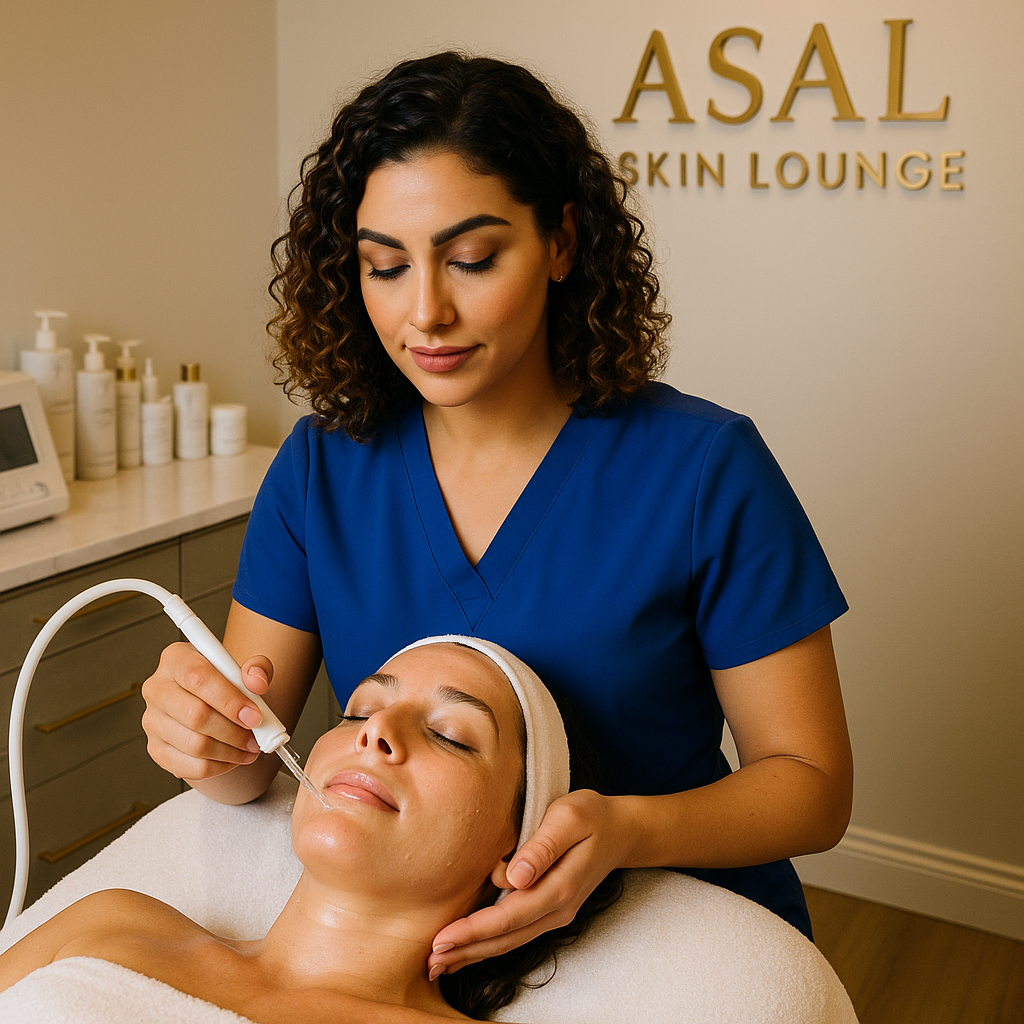 Experience a rejuvenating hydrating facial at Asal Skin Lounge in Woodland Hills CA for radiant skin