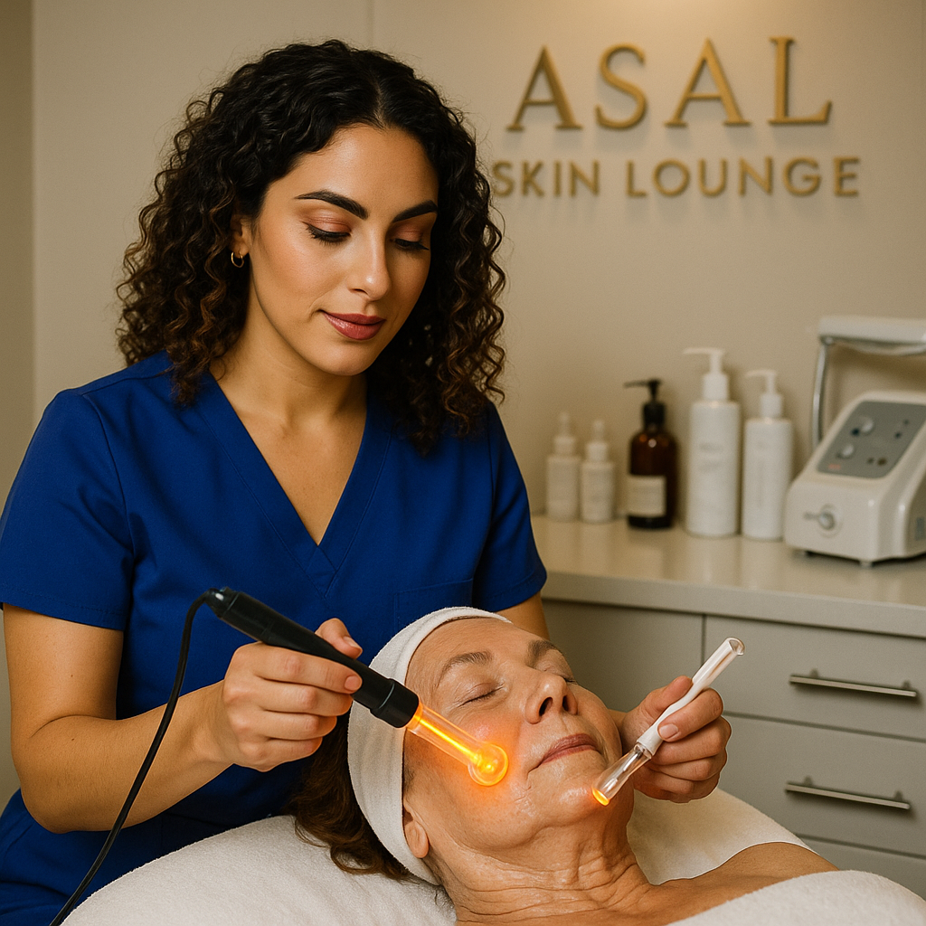 Experience a youthful glow with anti-aging facial in Woodland Hills at Asal Skin Lounge