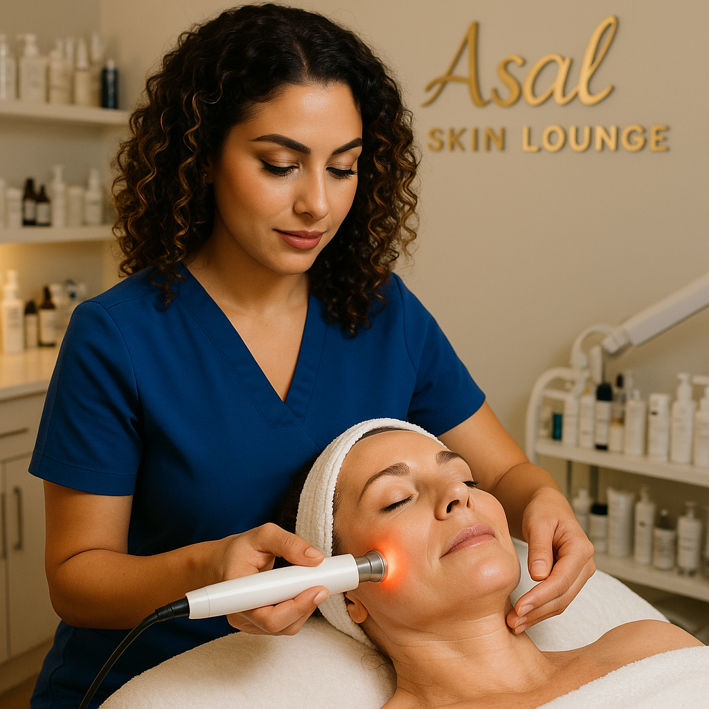 Hydrating facial treatment at Asal Skin Lounge in Woodland Hills