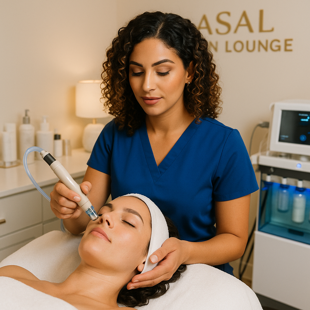 Luxury facial treatments at Asal Skin Lounge in Woodland Hills, CA