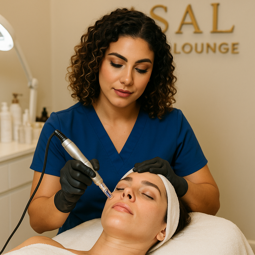 Luxury facial treatment at Asal Skin Lounge in Woodland Hills