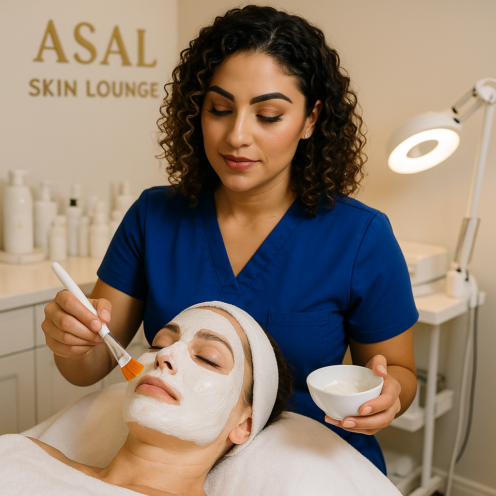 Experience a revitalizing hydrating facial at Asal Skin Lounge in Woodland Hills