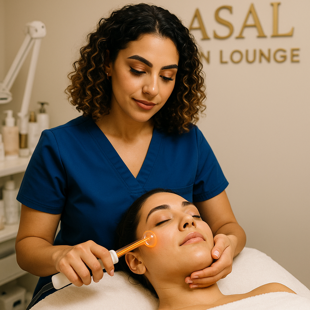 Rejuvenating facial for mature skin at Asal Skin Lounge in Woodland Hills
