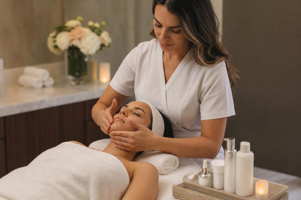 facial woodland hills ca service by Asal Skin Lounge