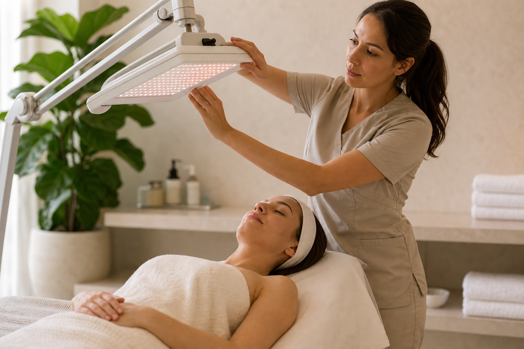 LED vs high-frequency vs galvanic facial add-ons editorial overview