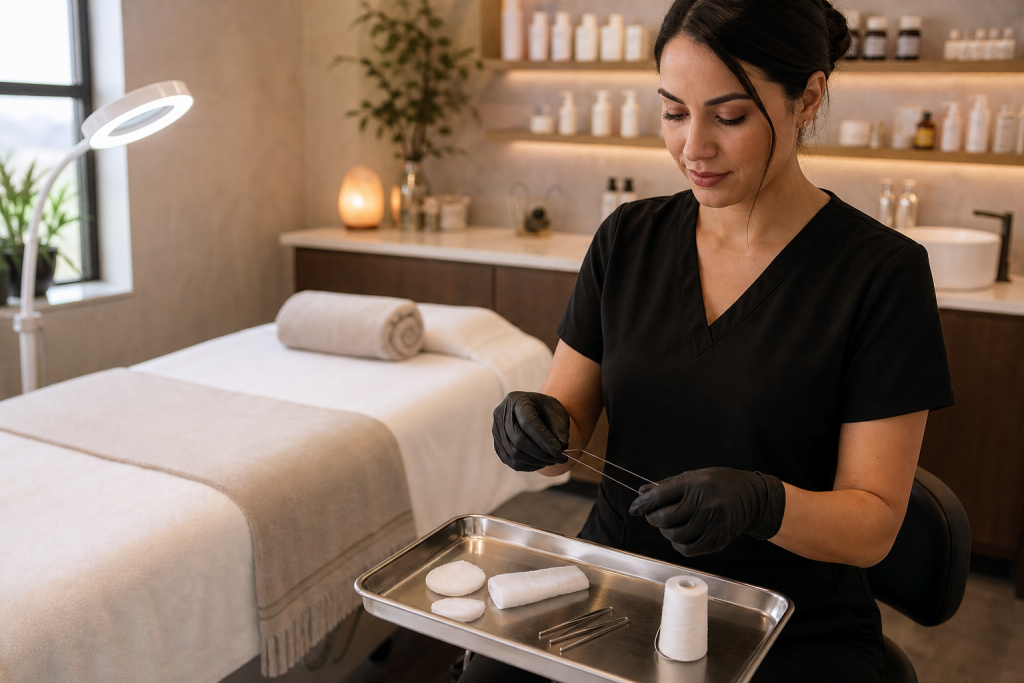 eyebrow shaping waxing threading tinting Woodland Hills editorial overview