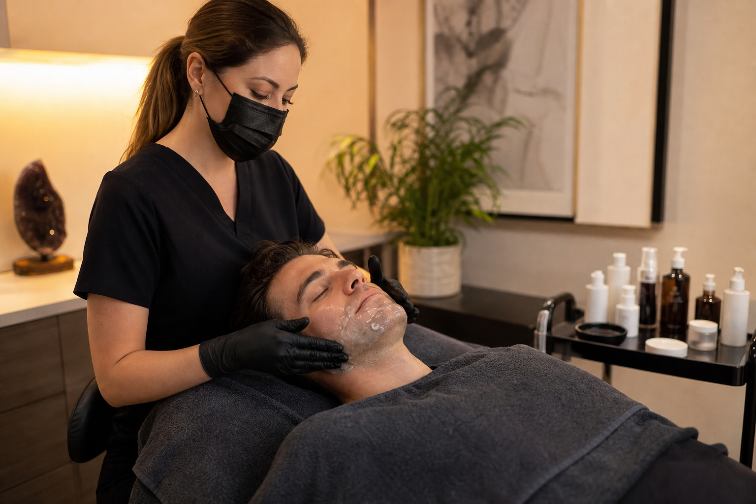Men’s facial shaving irritation Woodland Hills Guide