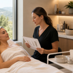 professional facials vs at-home skincare Woodland Hills editorial overview