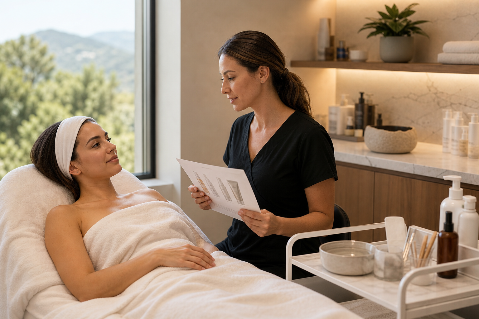 professional facials vs at-home skincare Woodland Hills — Guide